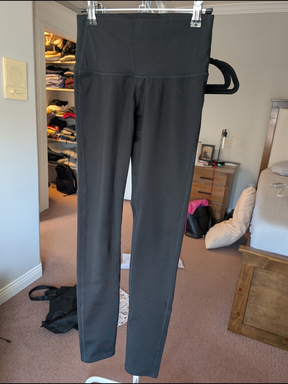 Ryu Black High-Waist Leggings